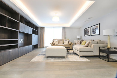 This is an example of a modern living room in London.