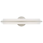 Livex Lighting - Livex Lighting 10352-91 Visby - 17.5" 18W 1 LED ADA Bath Vanity - State of the art LED components deliver superior qVisby 17.5" 18W 1 LE Brushed Nickel Satin *UL Approved: YES Energy Star Qualified: n/a ADA Certified: YES  *Number of Lights: Lamp: 1-*Wattage:18w LED bulb(s) *Bulb Included:Yes *Bulb Type:LED *Finish Type:Brushed Nickel