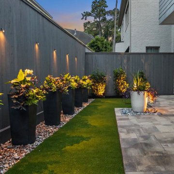 Modern River Oaks Landscape Design- Houston, TX