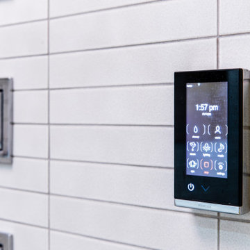 Kohler DTV(TM)+ Digital Interface Touch Screen and WaterTile(R) Body Spray Jets