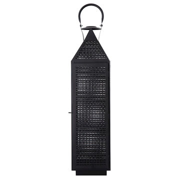 Elk Lighting Joey Lantern, Large, Matte Black