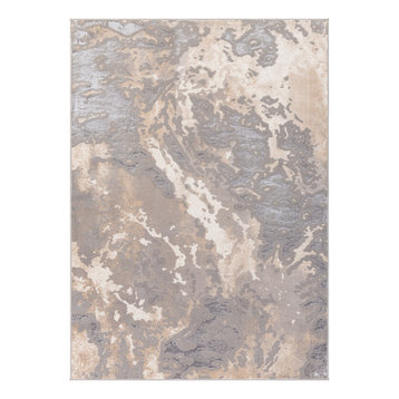 Perception PCP-2308 Rug, Taupe and Beige, 7'9"x9'6"