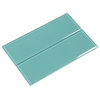 4"x12" Glass Subway Collection, Teal