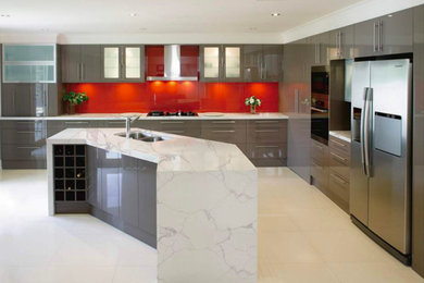 Kitchen photo in Houston