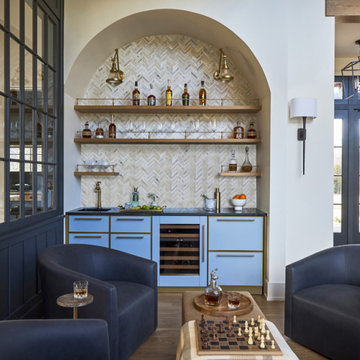 Custom Home Bar with Character