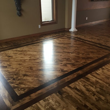 Stained Maple Hardwood