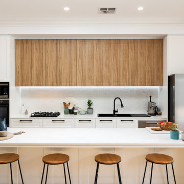 Contemporary Kitchen, Laundry & WIR