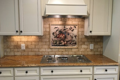 Elegant kitchen photo in Charlotte