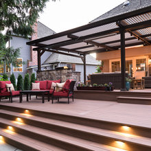 Backyard Deck And Landscaping