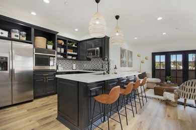 Inspiration for a mediterranean kitchen remodel in Orange County