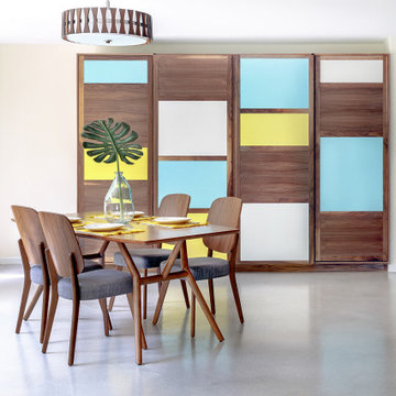 Dinning - Built-in Buffet With All Doors Closed