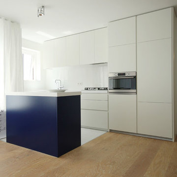 Delft blue modern kitchen