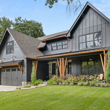 Chic Modern Farmhouse with Open-Concept Design