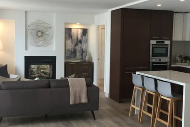 Inspiration for a modern living room remodel in Vancouver