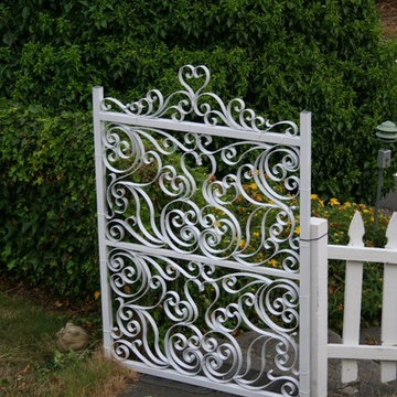 White Garden Gate