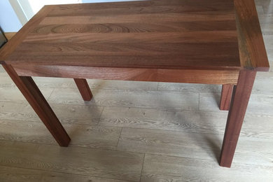 Sapele hardwood table