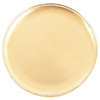 Studded Design Charger Plate, Set of 4, Gold
