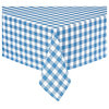 Buffalo Navy Checkered 100% Cotton Table Cloth, 52"x70"