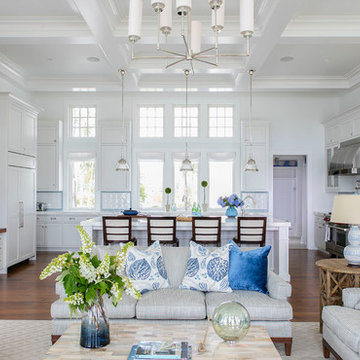 Beach Style Living Room