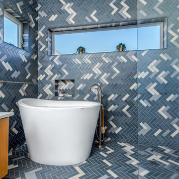 Serene Retreat: Revitalizing Boldness in Bathroom Design
