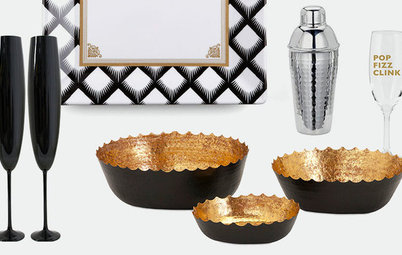 Shop Houzz: Host a Black and White Cocktail Party on New Year’s Eve