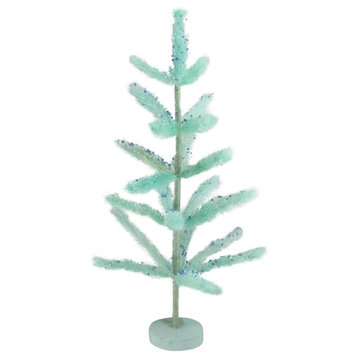 30" Pastel Green Sisal Pine Artificial Easter Tree