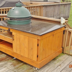 Big Green Egg Table -- The Big Dugan - Patio Furniture And Outdoor Furniture
