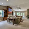 How can I decorate this long wall in the living room