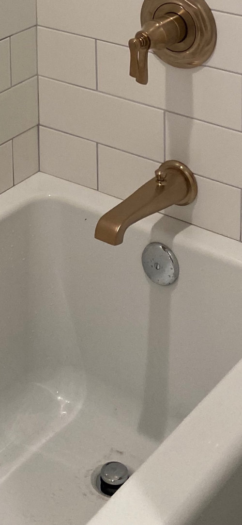 Tub trim to match Brizo luxe gold?