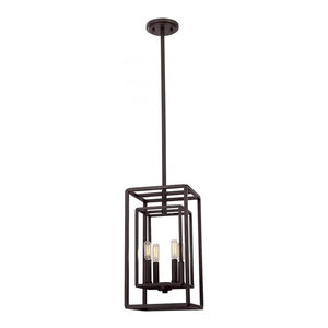 Windsung 4 Light Foyer English Bronze Transitional Pendant