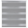 vidaXL Roller Blind Window Shade with Pull Cord Roll up Blackout Blind Gray