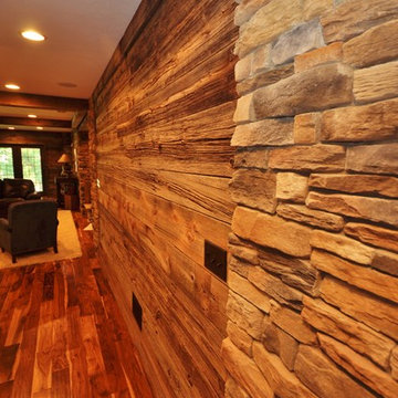 Western themed basement