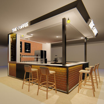 MInimalist Coffee Booth