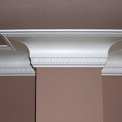 20 DCT Carved Styrofoam Crown Molding-7 in wide & 6.5 ft. long - Wallpaper