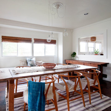 My Houzz: Soothing Blues and Organic Style in a 1912 Fixer-Upper