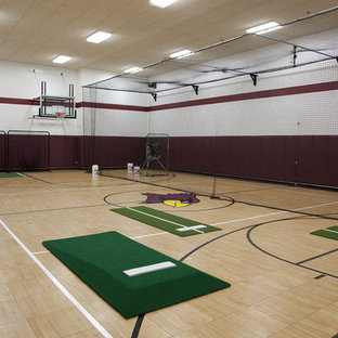 Modern home gym in Other.