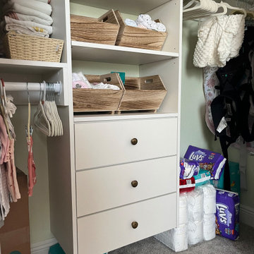 Custom Nursery Closet Built-In | Deep Creek