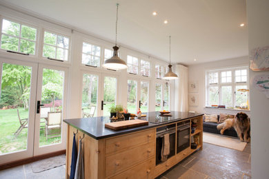 Inspiration for a traditional kitchen in Devon.