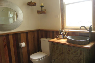 Bathroom - Industrial, recycled, deco with a twist
