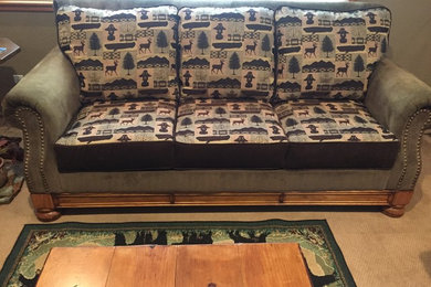 custom cushions for an existing sofa