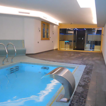 Piscina interrata per centro benessere