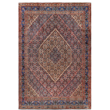Persian Rug Moud 10'7"x7'4" Hand Knotted
