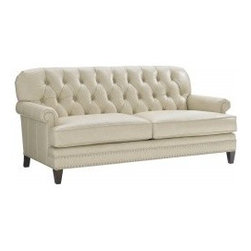 Hillstead Leather Settee A - Sofas And Sectionals