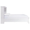 Picket House Furnishings Trent Twin Storage Bookcase Bed with USB in White