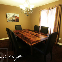 Modern Reclaimed Wood Tables - Products