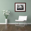 Philippe Hugonnard 'White Foliage' Art, Wood Frame, White Matte, 14"x11"