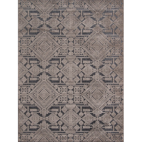 Momeni Covington Polyester Brown Area Rug 2'x3'