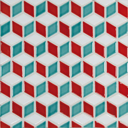 2&rdquo; Diamond Pattern #1A - Mosaic Tile