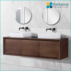 Manhattan Solid Oak Hardwood Vanity Jacobean Set - Products