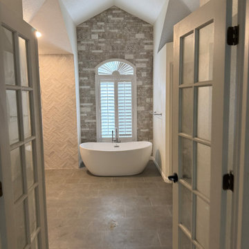 Large bathroom remodel